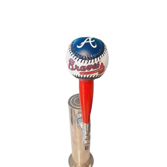 Atlanta Braves Beer Tap Handle MLB Kegerator Pub Style Baseball Brew Series - Picture 3 of 3
